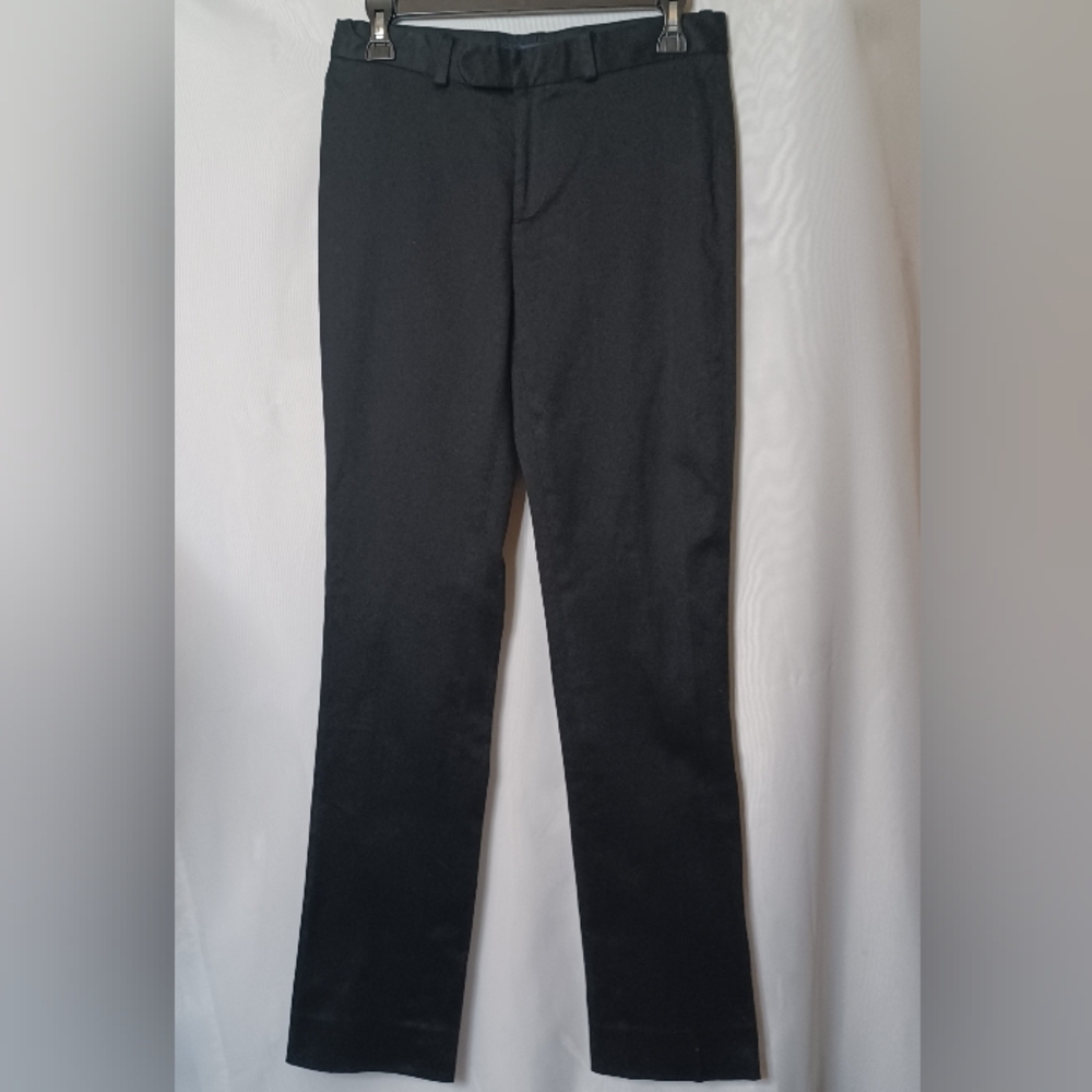 Ralph Lauren Sports Black Straight Leg Pants. Size 4